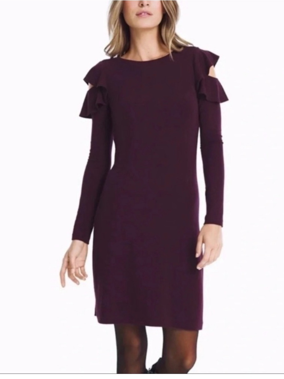 White House black market open shoulder dress size xs
